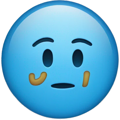 A blue circle with a check mark it's color is white emoji