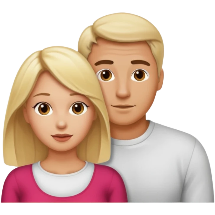Blonde woman doggy style intercourse with man emoji