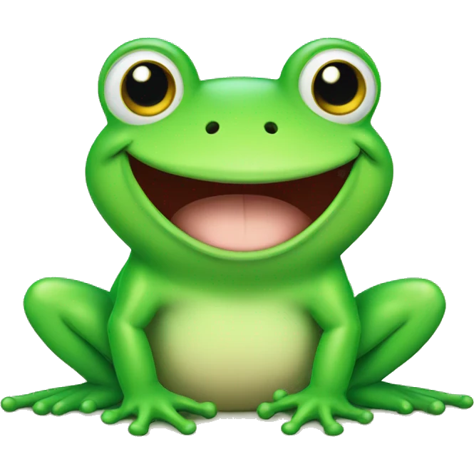 Happy  frog  emoji
