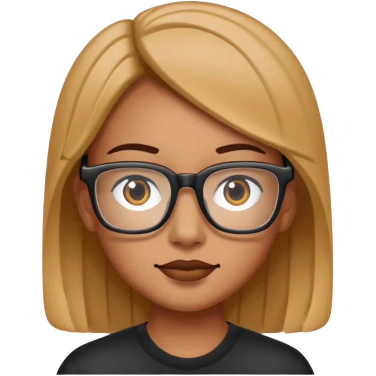 square frame glasses emoji