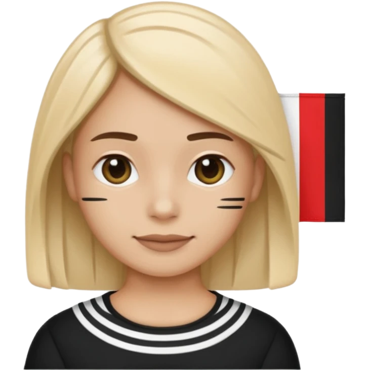 Emoji hermine du drapeau breton. Ne modifie par le design, je veux juste l'hermine en noir. Je te parle du petit symbole, livre le moi en style graphique  emoji