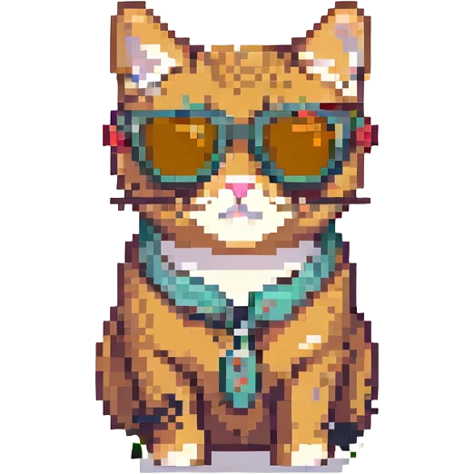 cat wearing sunglasses emoji