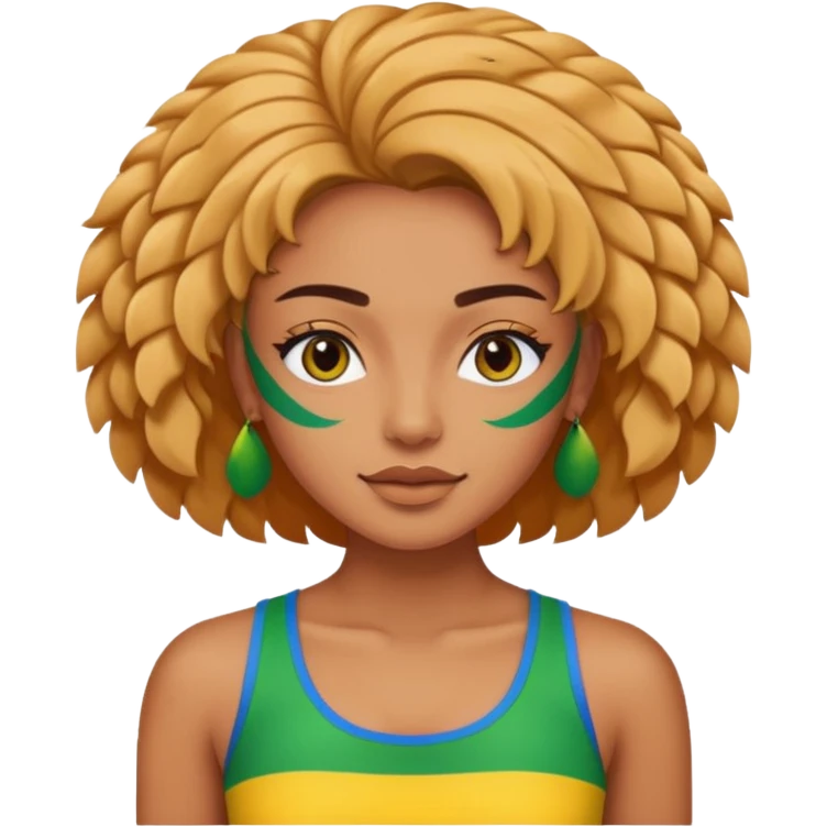 brasil crop top emoji