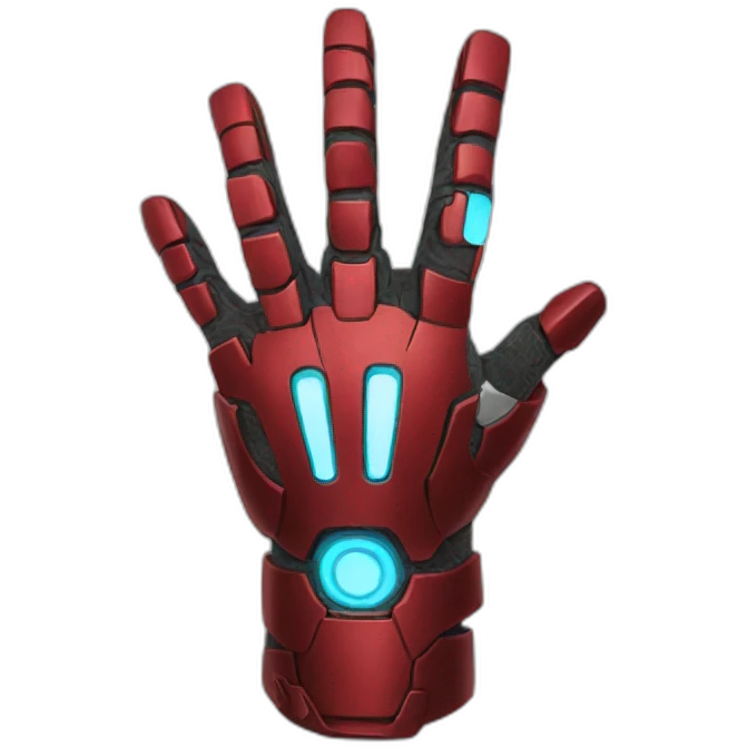 KIN Ironman HAND emoji