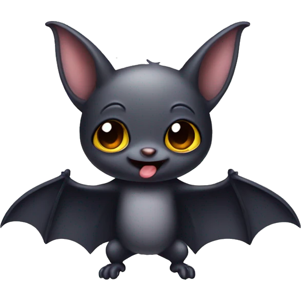 Cute bat emoji