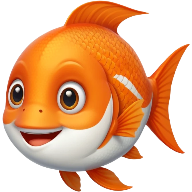 a cute cartoon fish emoji