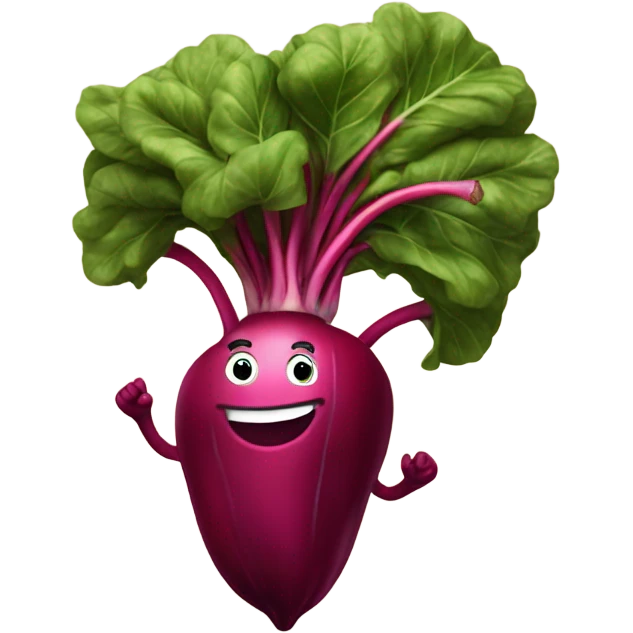 happy beetroot high five emoji