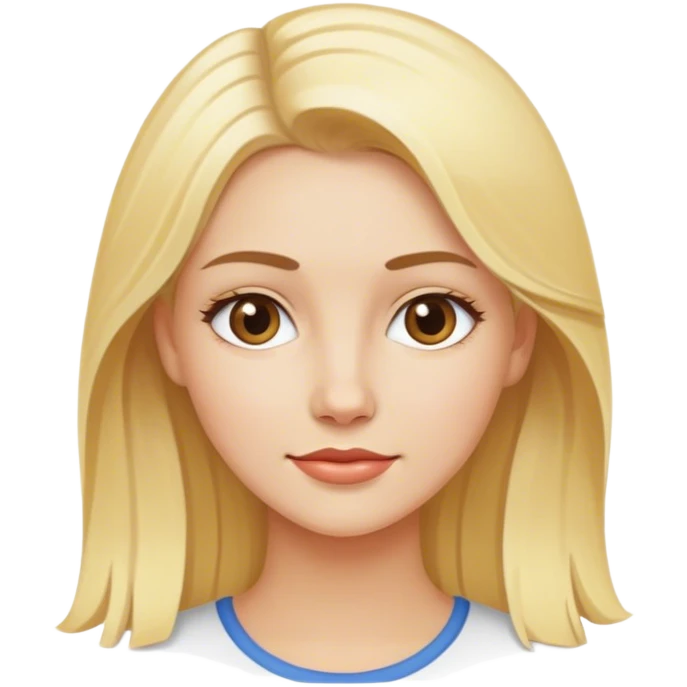 Dumb blonde  emoji