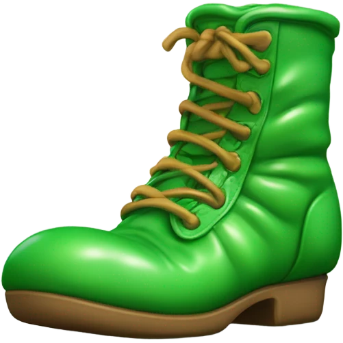 Booger boots emoji