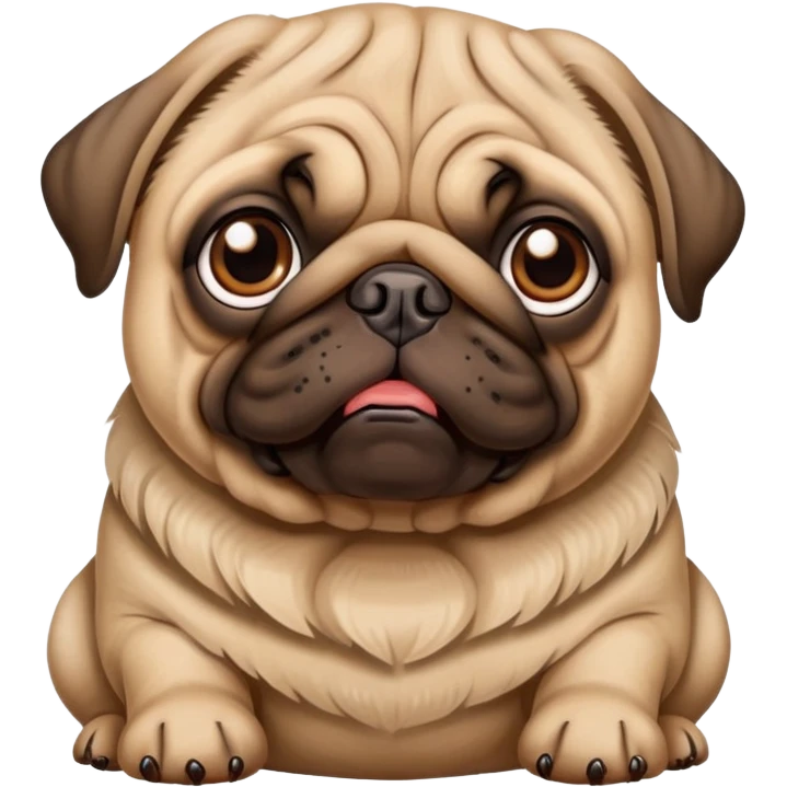 mops pug dog emoji