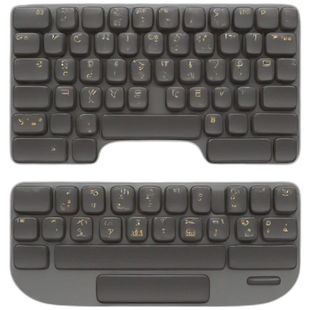 split ergo keyboard emoji