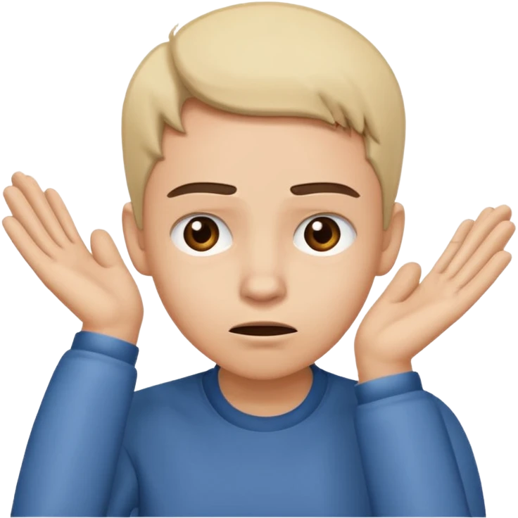 Person leaning forward with one hand behind their ear, eyebrows raised, confused face, as if saying "What? emoji
