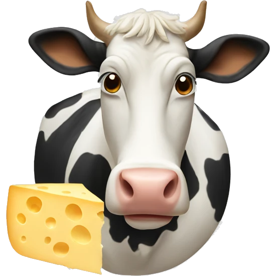 cow made of cheese emoji