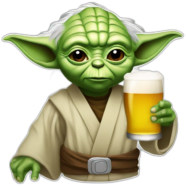 yoda-drink-beer emoji