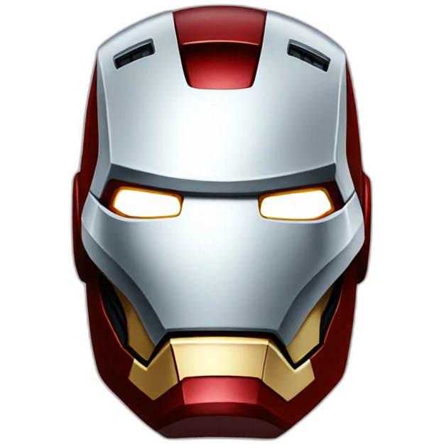 iron man mask close-up emoji