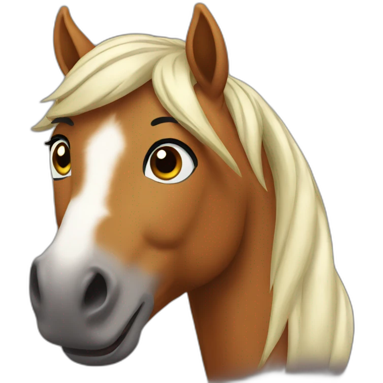 horse isabelle  emoji