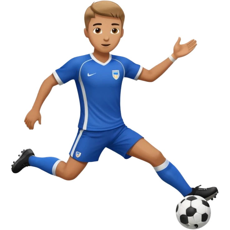 Footballer goal emoji