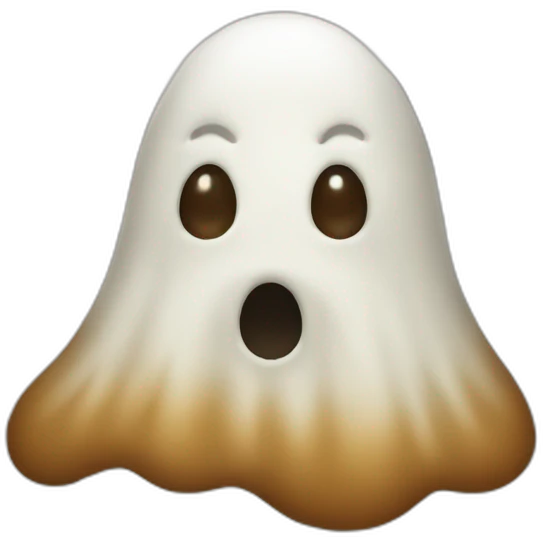 Poop emoji ghost emoji