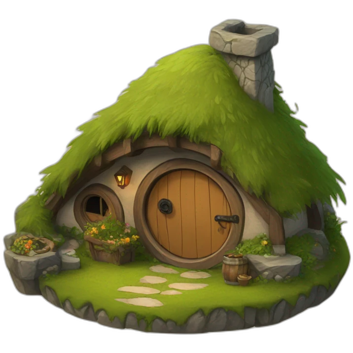 A hobbit hole emoji
