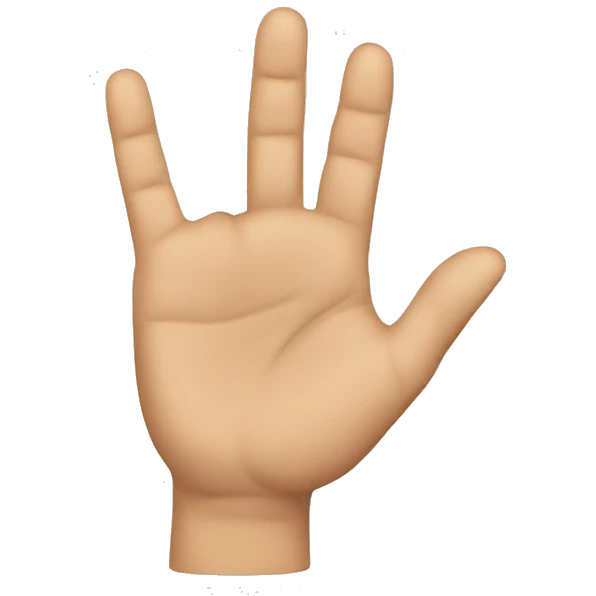 sign language k emoji