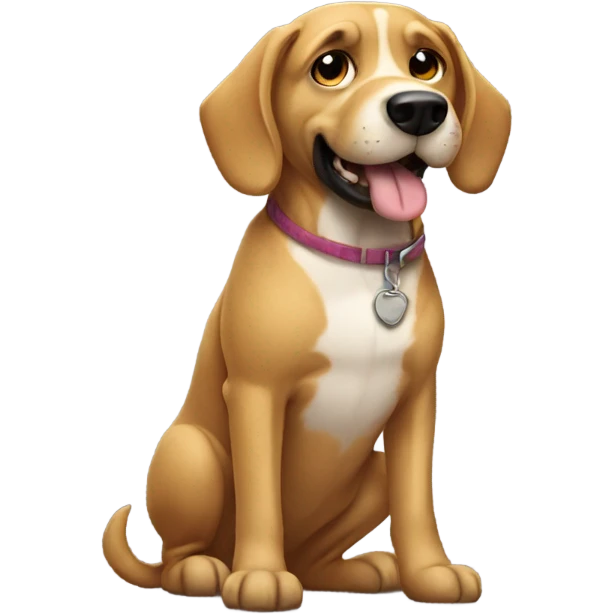 Cool dog emoji