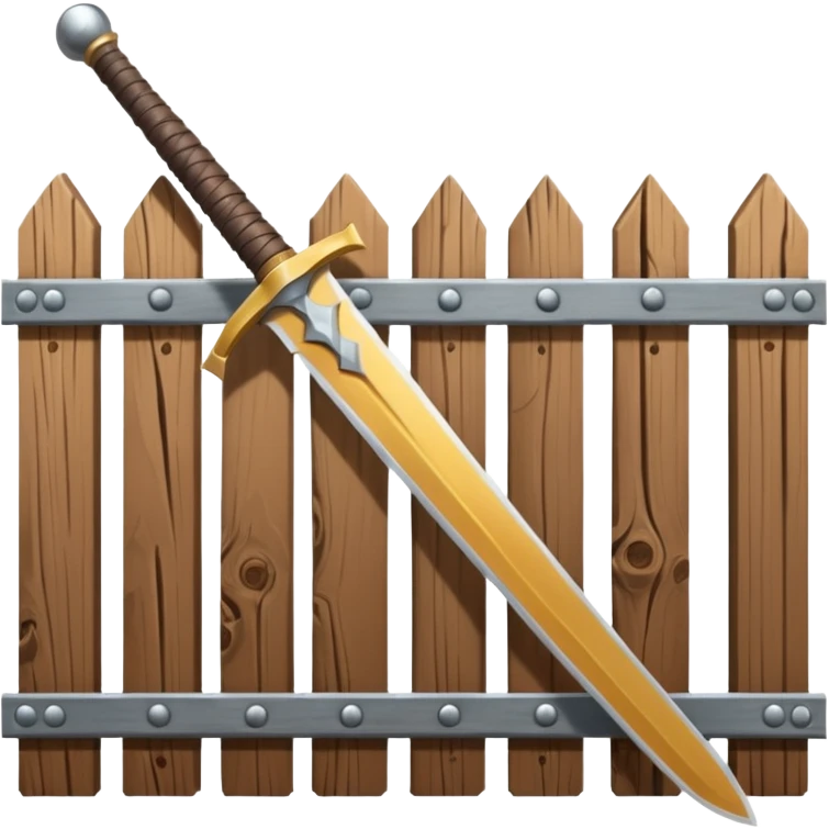 fence sword emoji