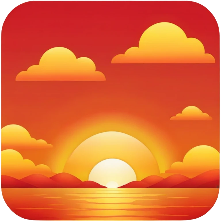 Sunset emoji