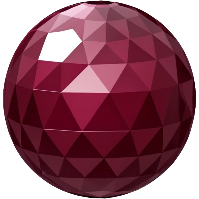burgundy disco ball emoji