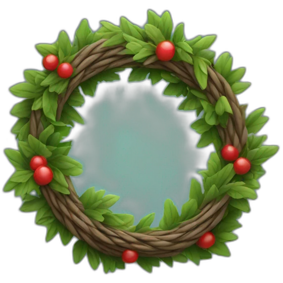 Cable wreath emoji