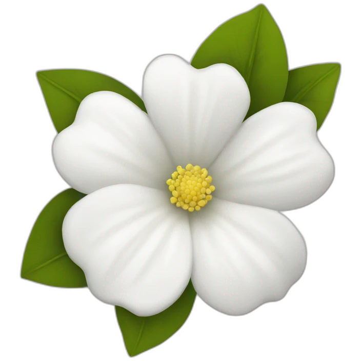 White flower  emoji