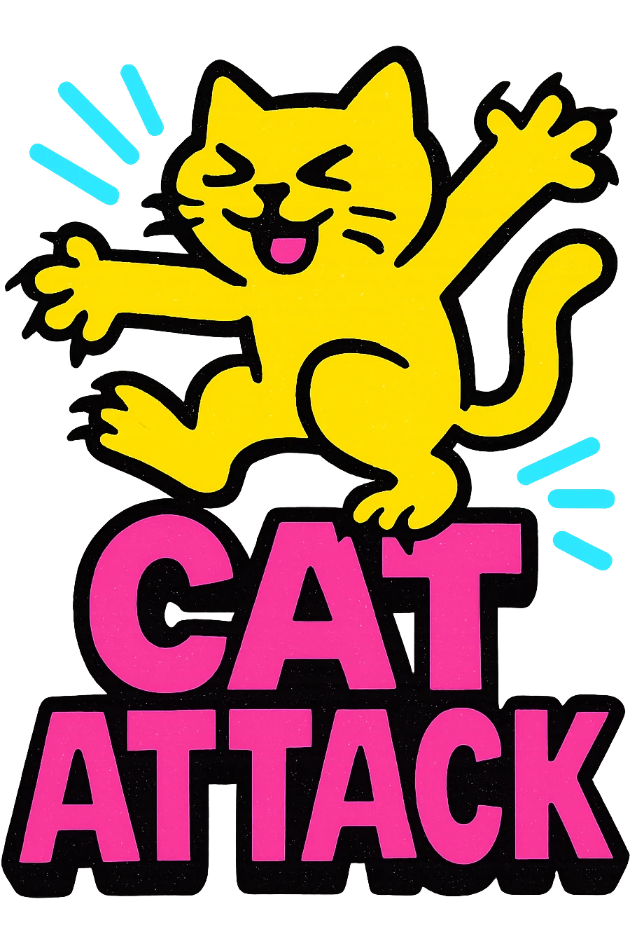 cat attack emoji
