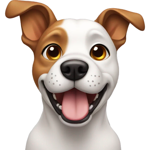 Dog taking selfie emoji