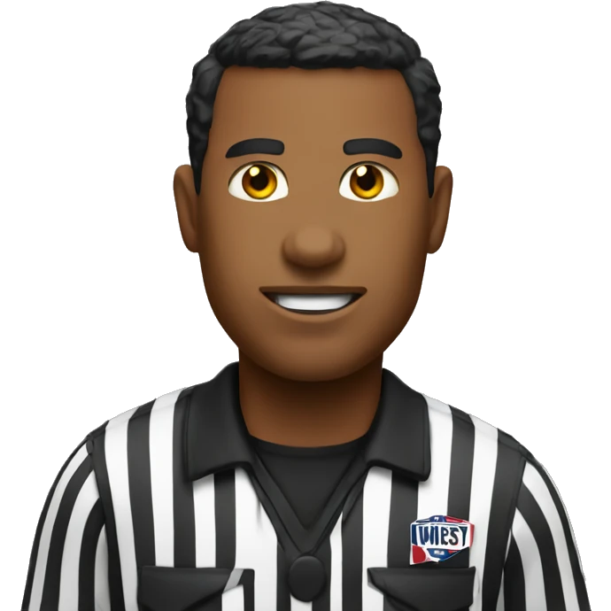 american football referee emoji