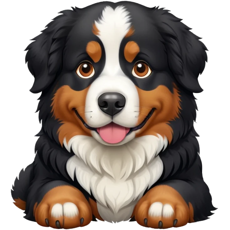 Bernese Mountain Dog emoji