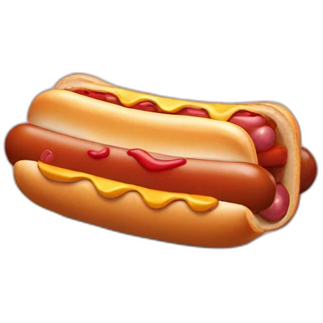 Hotdog blood pressure cuff emoji
