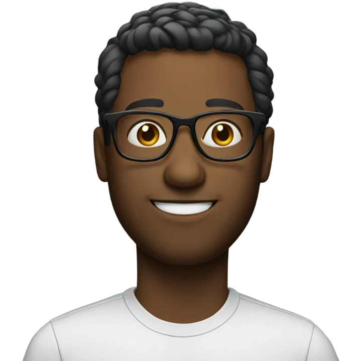 Me wearing glasses  emoji