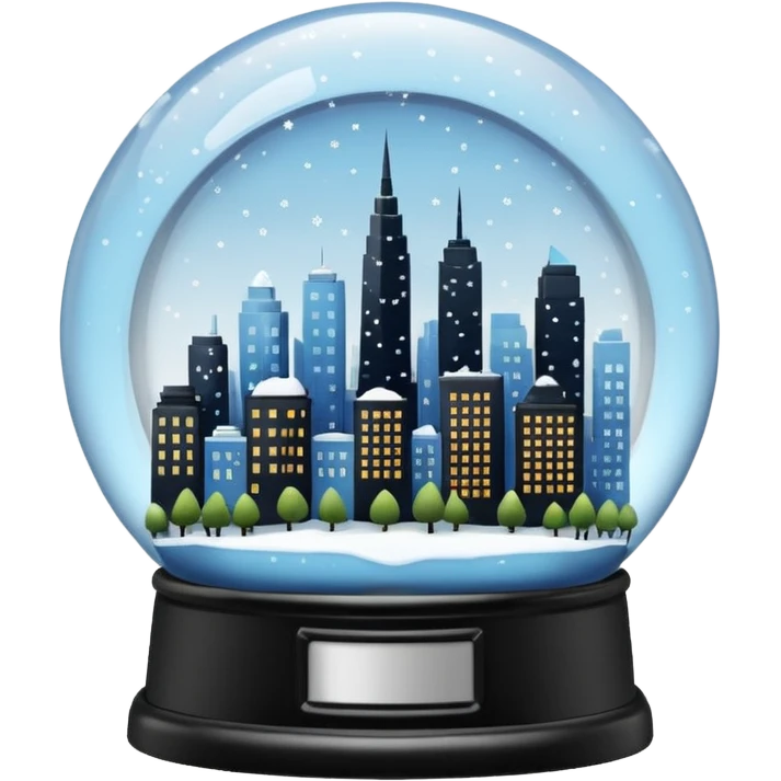 City skyline globe emoji