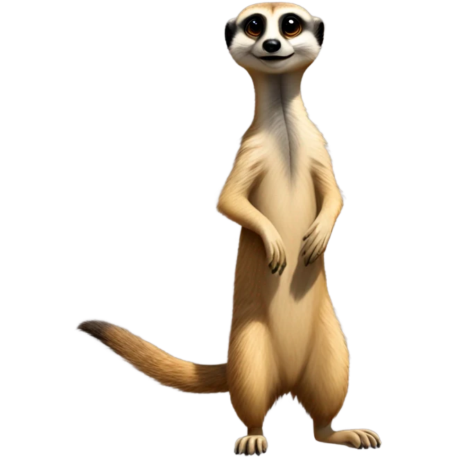 Meerkat waving emoji