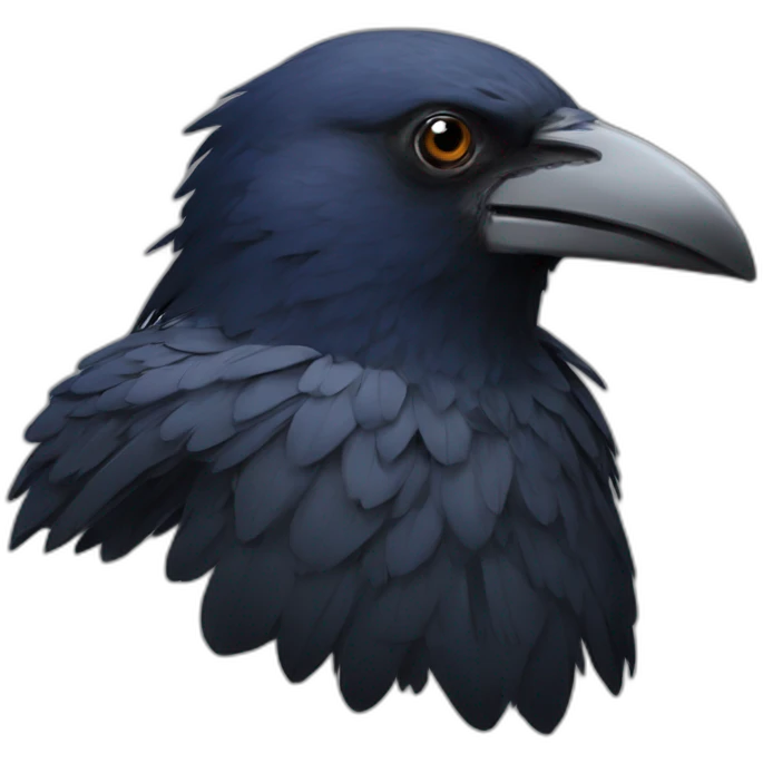 Corbeau  avec marquer cf emoji