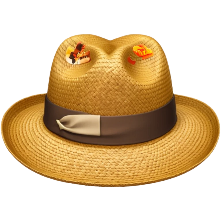 Sombrero de paja  emoji