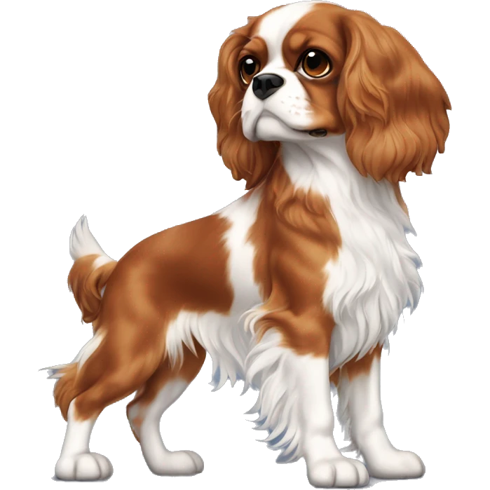 Cavalier King Charles Spaniel Rubi  emoji
