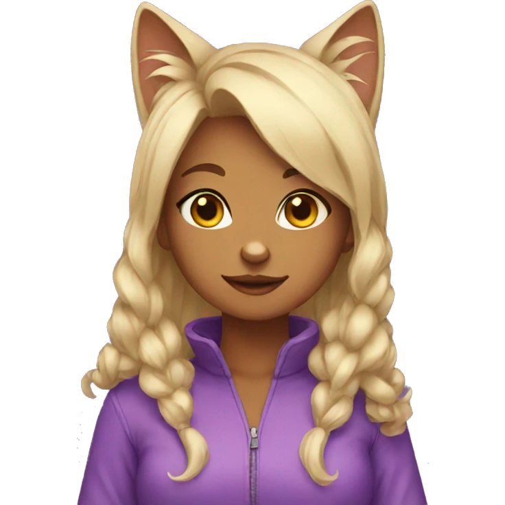 cat girl emoji