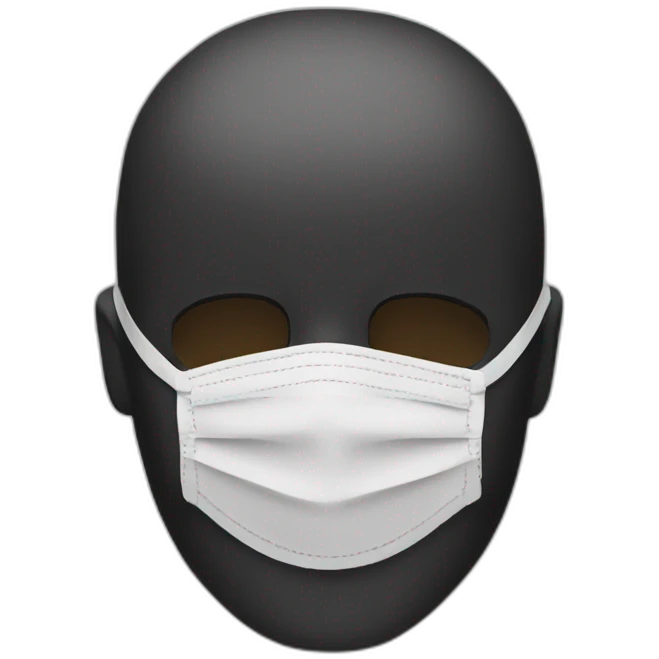 facemask no face emoji