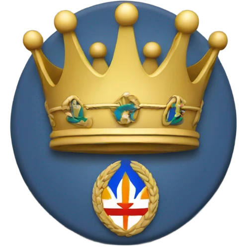 Guam seal with crown emoji