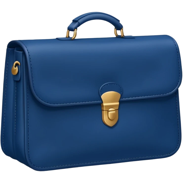 deep Prussian blue bag emoji