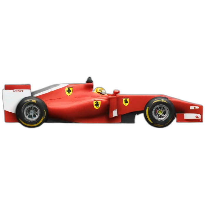 Ferrari f1 side view emoji