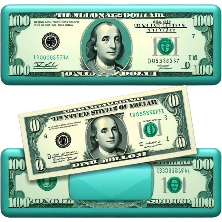 Teal $1 million emoji
