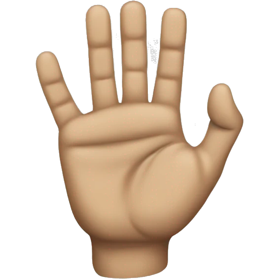 Rock hand motion emoji