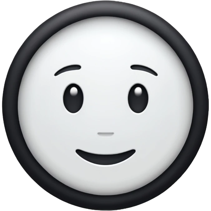 White circle emoji