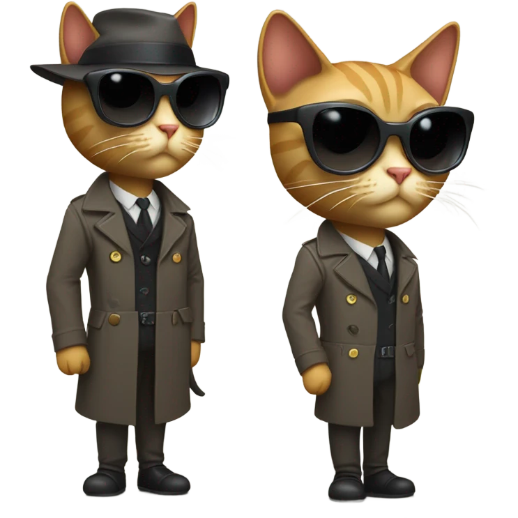 Cat spy emoji
